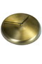 Wallity Reloj de Pared 30Sivmetsaat Decorativo Metal Aluminio Caqui 30x30 cm Silencioso